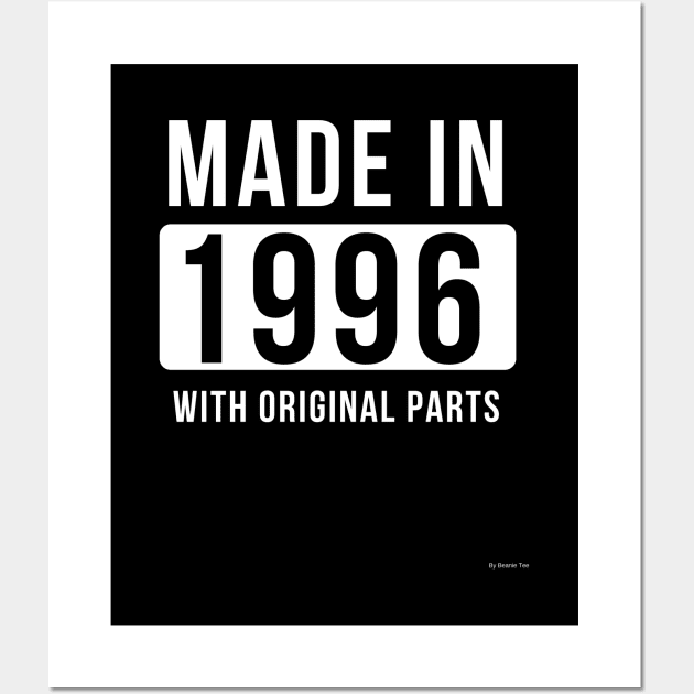 Made In 1996 Gift Idea 1996 Wall Art by giftideas